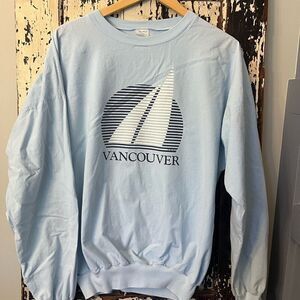 Vintage Watson’s Vancouver Canada Tee Pee 1987 L/S banded lightweight. Sailboat